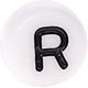 Perline in plastica con lettere a scelta : R